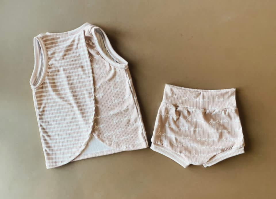 RTS 4T Open Back Tank & Sahara Shorties