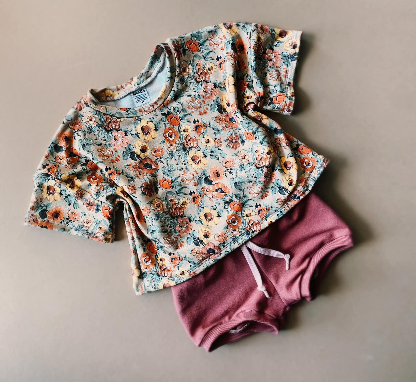 M. Sternadel- Vintage Tee & Olive Shorties