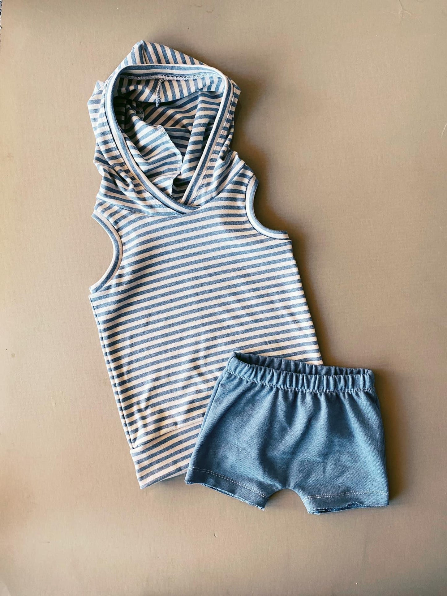 S. Silva - Racerback Hoodie & Raw Hem Boy Shorts
