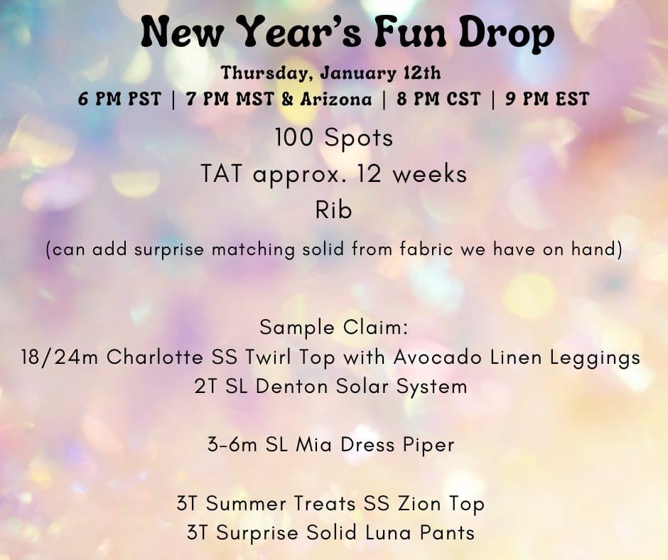 B. Clark - New Years Fun Drop