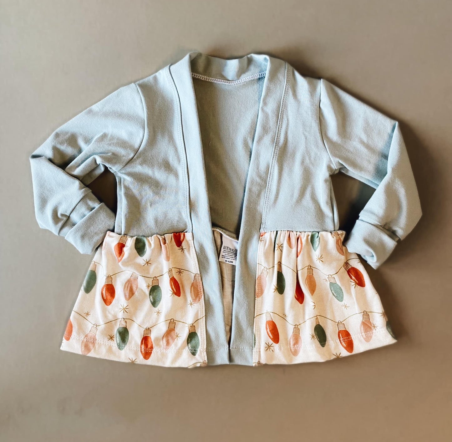 RTS 9/12m Ruffle Cardigan