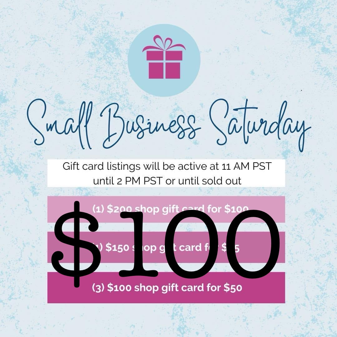 $100 Shop Credit