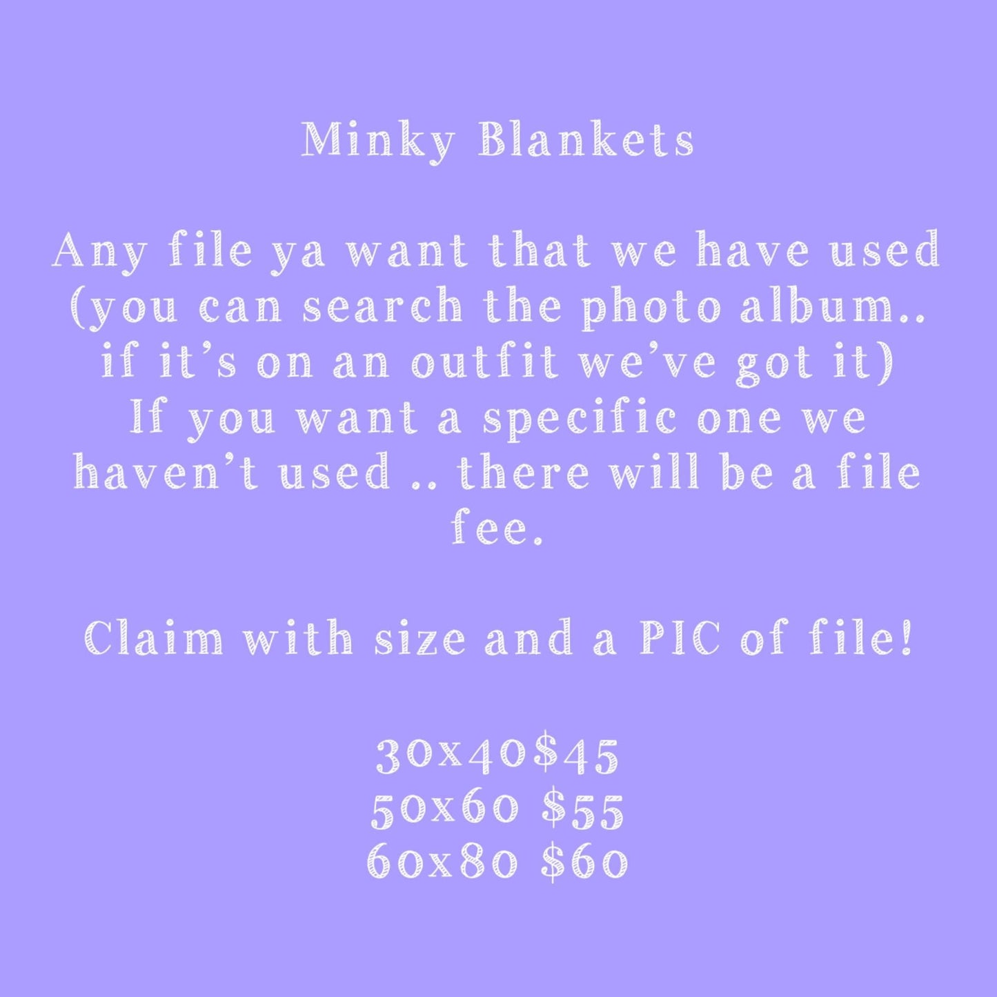 E. Hahn - Minky Blanket (NO CODES)