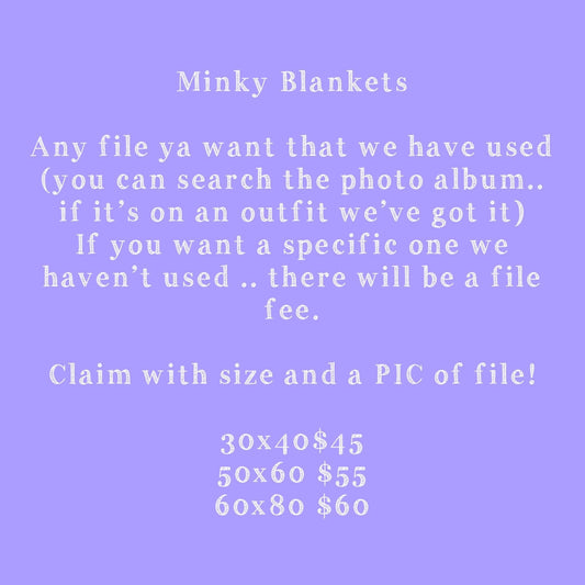 E. Brewer - Minky Blanket (NO CODES)