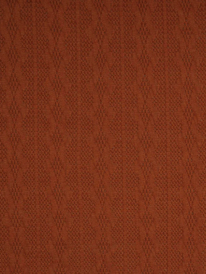 Rust Cable Knit