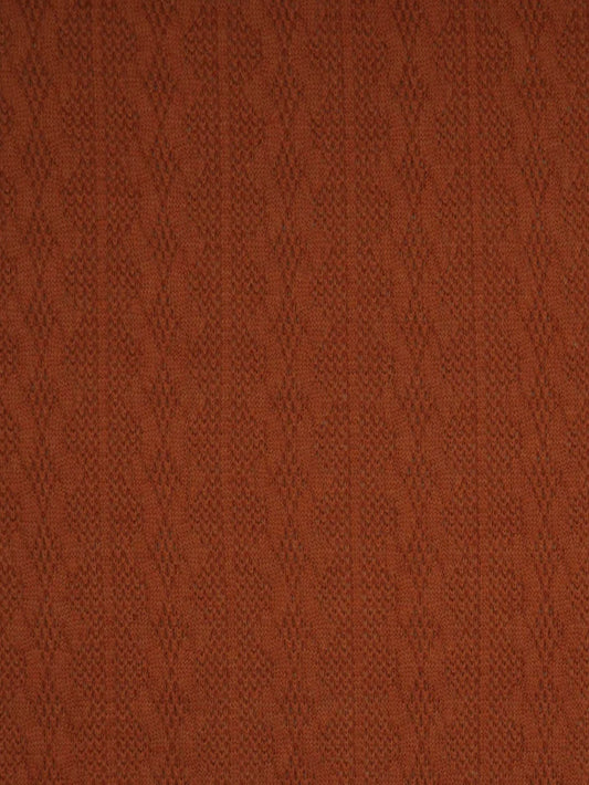 Rust Cable Knit