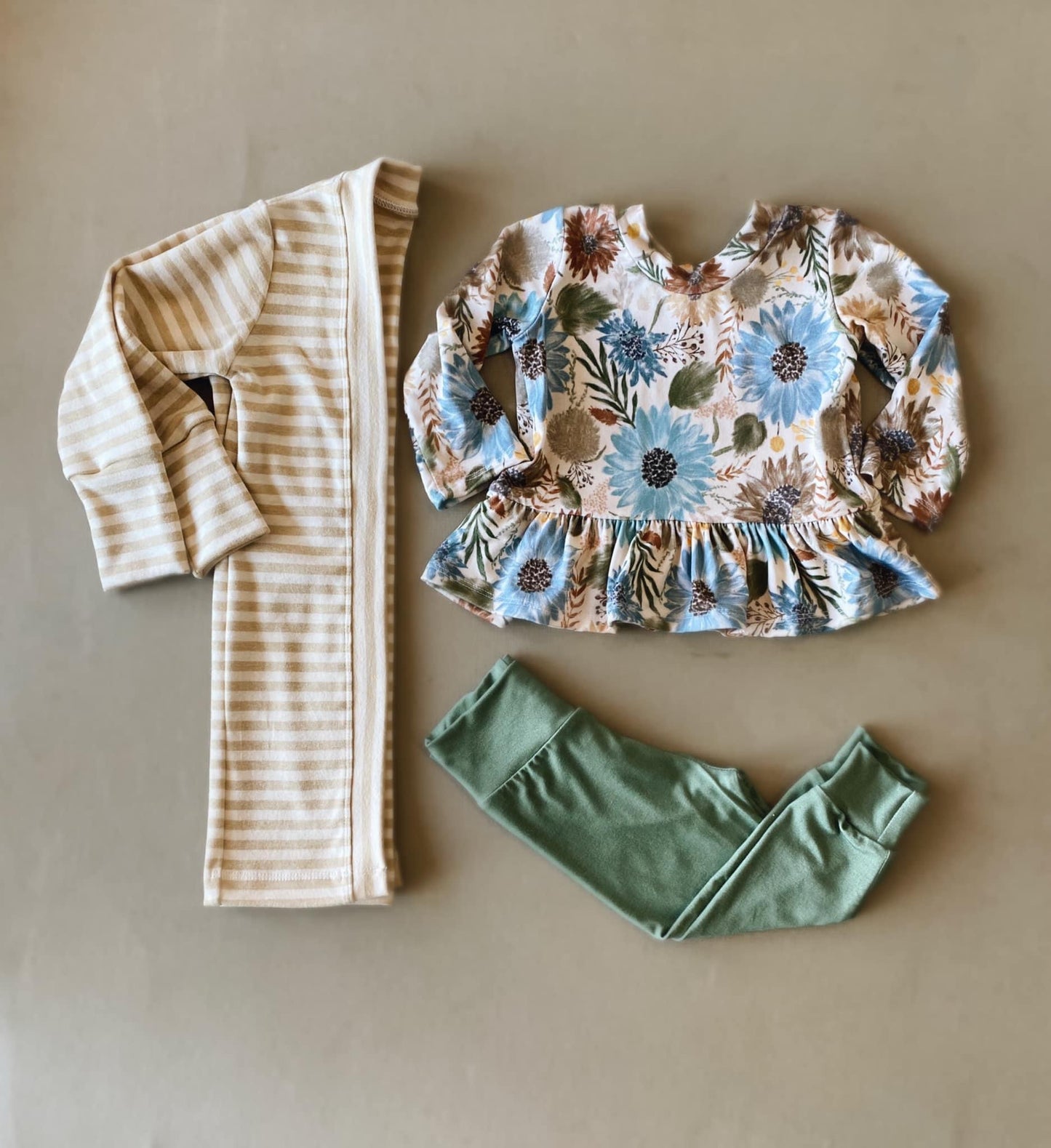 A. Bolain - RTS 6/9m Duster, Peplum, & Leggings