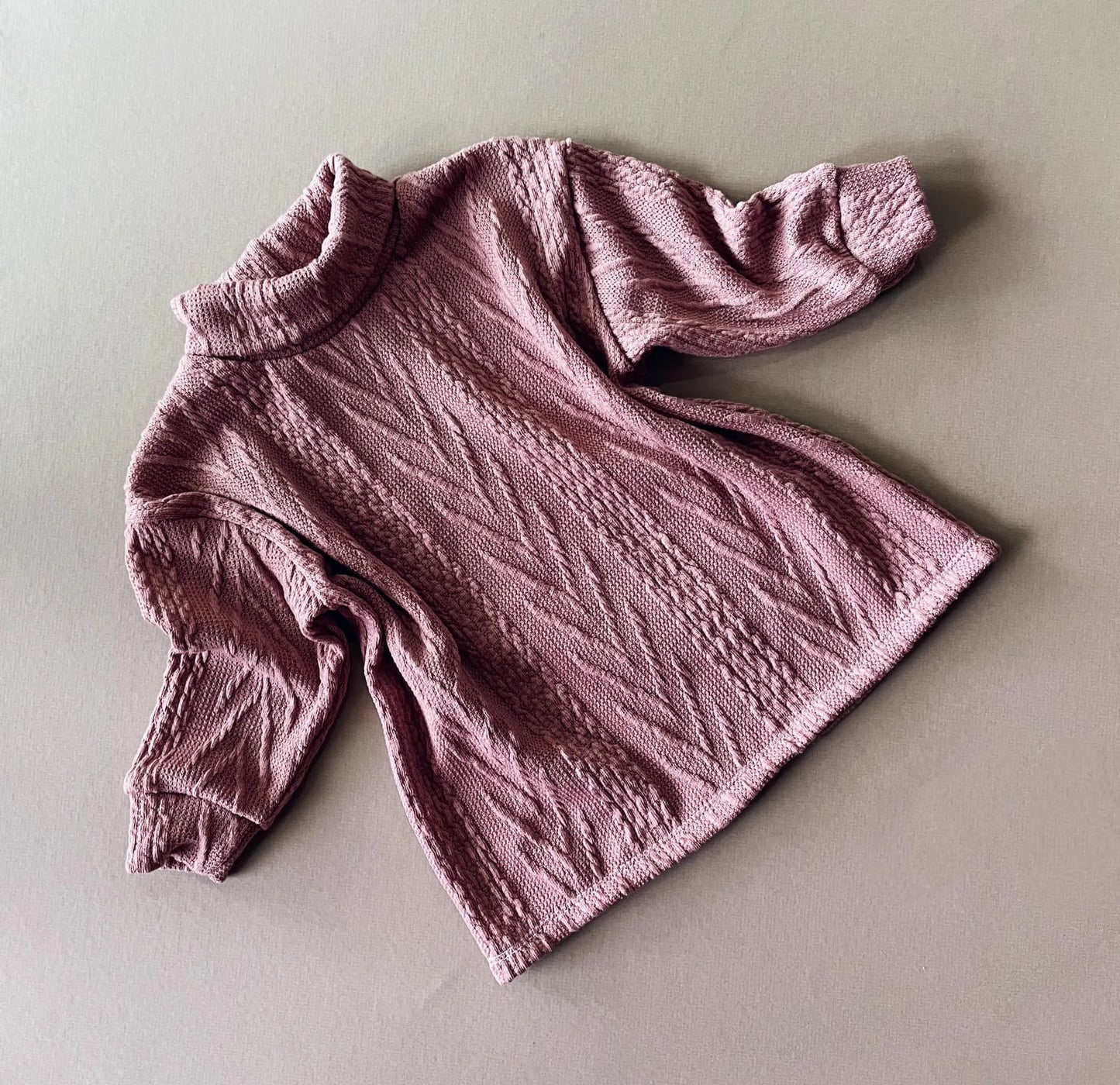 Mauve Cozy Rib