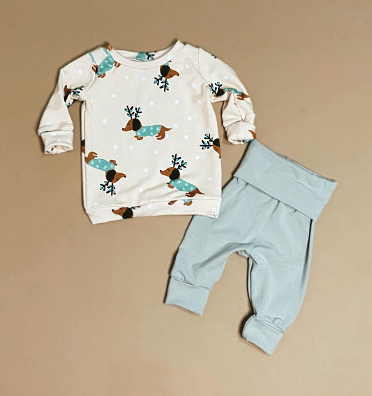 RTS 0/3m Dolman & Joggers - Reigndogs