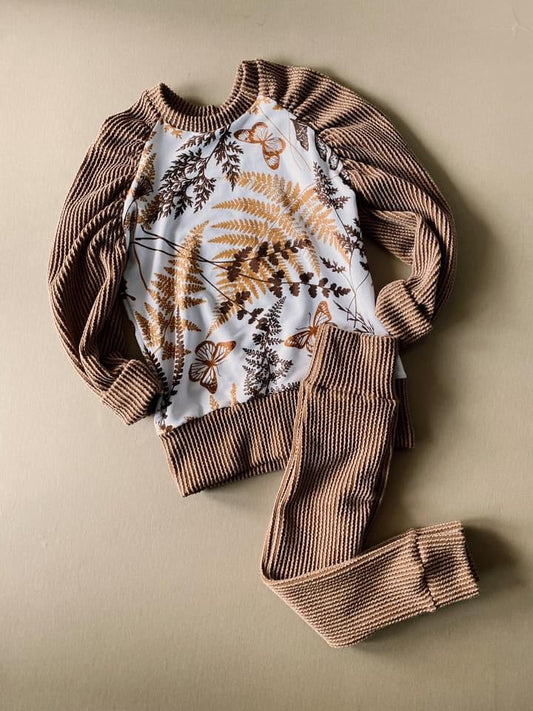 RTS 18/24m Rouched Longsleeve Knox Tunic length & leggings